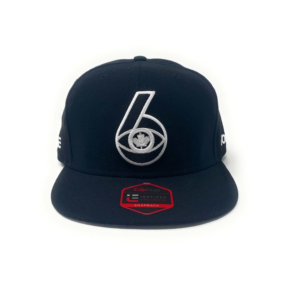 6 Visions - The Cap Guys TCG / Inspired Exclusives Black/White Snapback Cap